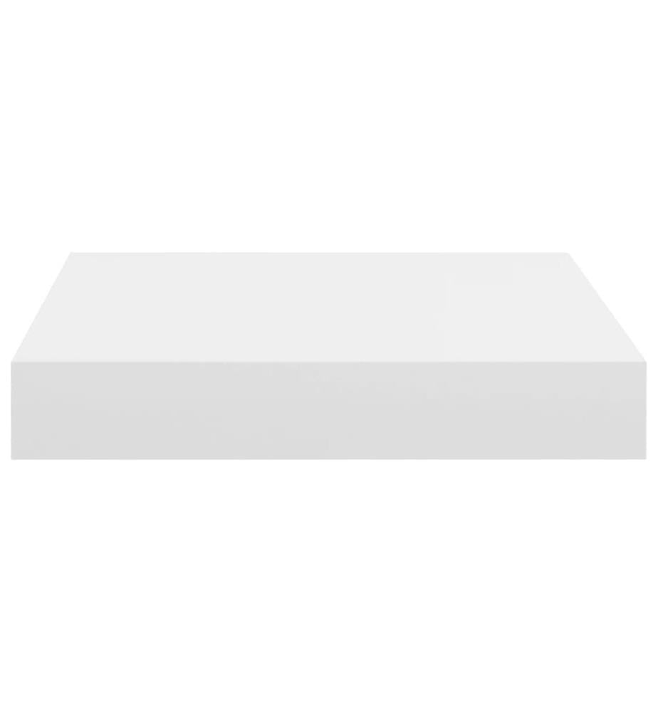 Schweberegale 4 Stk. Weiss 23x23,5x3,8 cm MDF