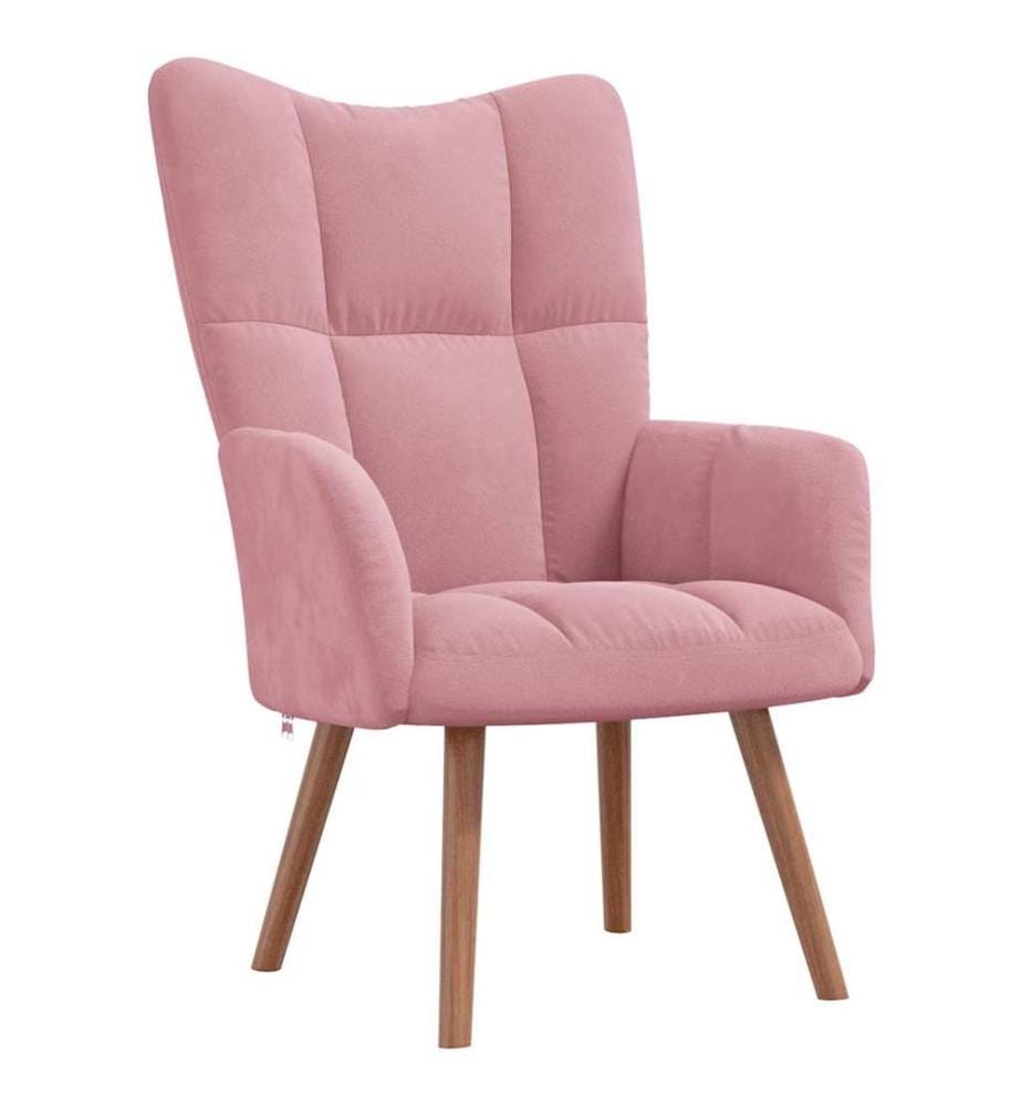 Relaxsessel Rosa Samt