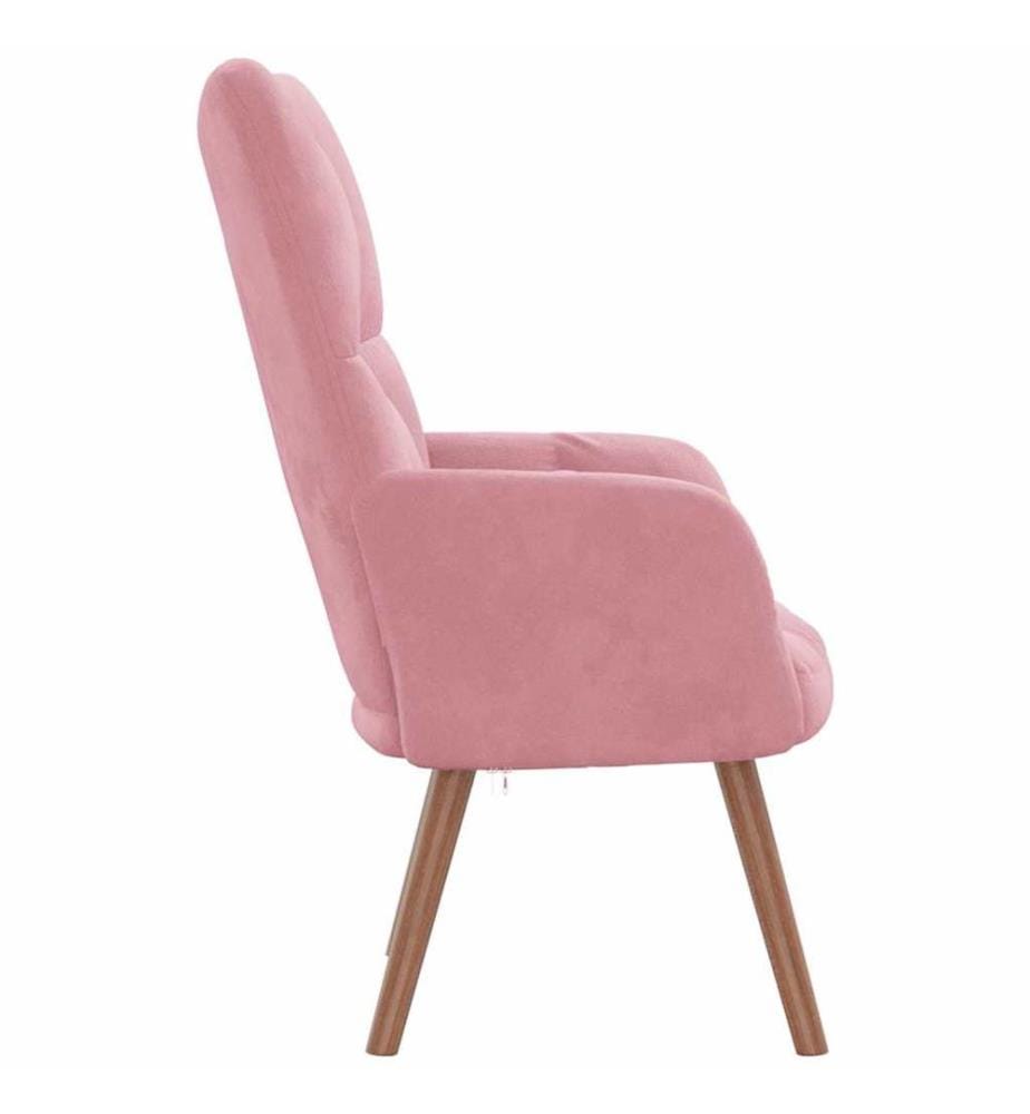Relaxsessel Rosa Samt