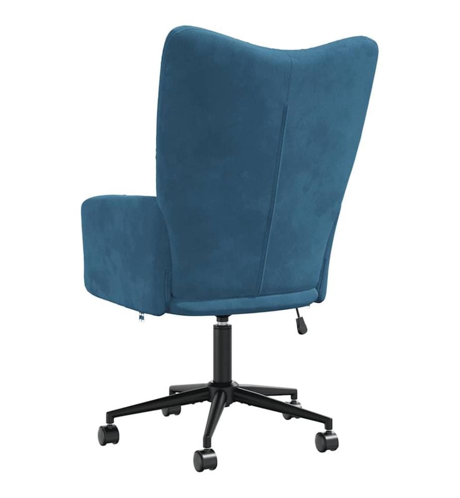 Relaxsessel Blau Samt