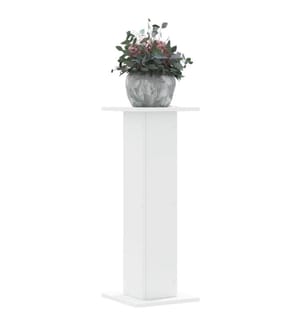 Supports pour plantes 2 pcs blanc 30x30x80 cm bois d'ingénierie