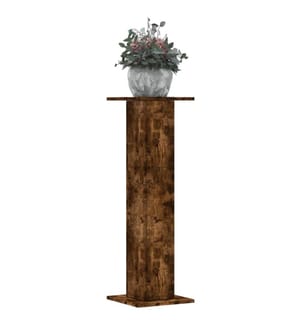 Supports pour plantes 2 pcs chêne fumé bois d'ingénierie