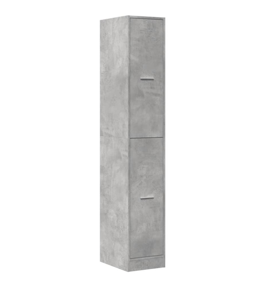 Apothekerschrank Betongrau 30x41x174,5 cm Holzwerkstoff