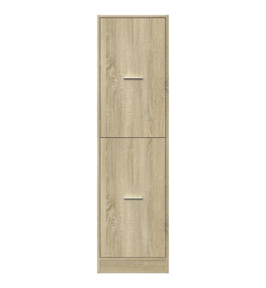 Armoire d'apothicaire chêne sonoma bois d'ingénierie