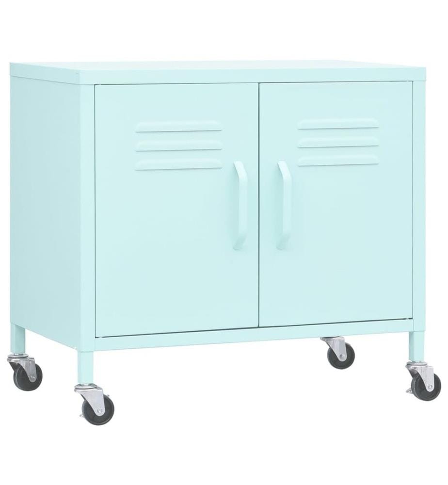 Lagerschrank Mintgrün 60x35x56 cm Stahl