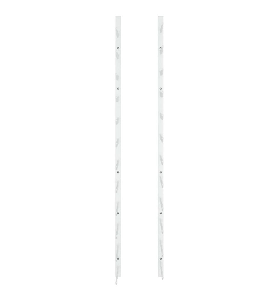Wand-Weinregal für 36 Flaschen Weiss Eisen