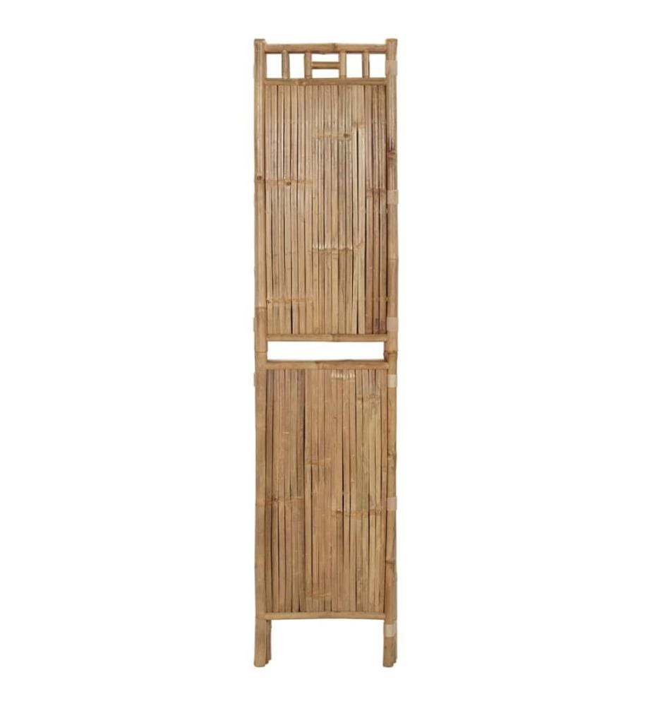 4-tlg. Raumteiler Bambus 160x180 cm