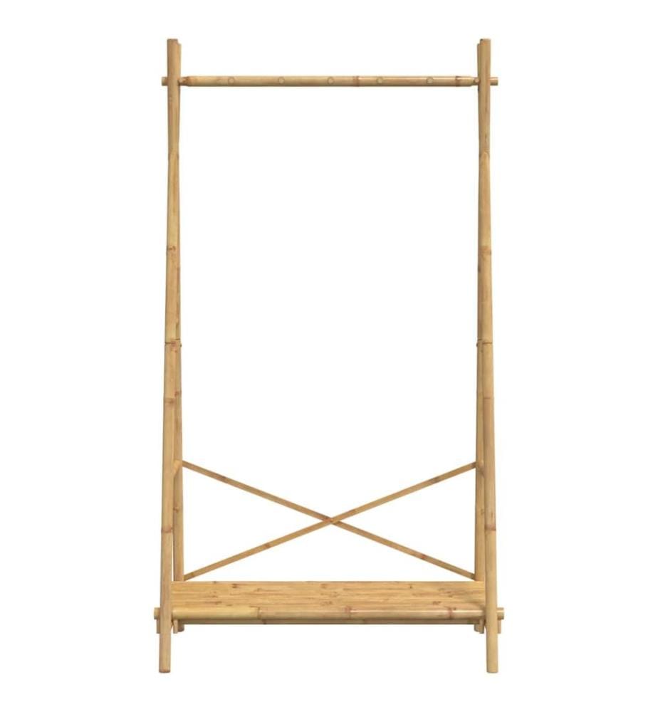 Kleiderständer mit Ablage 102x50x190 cm Bambus