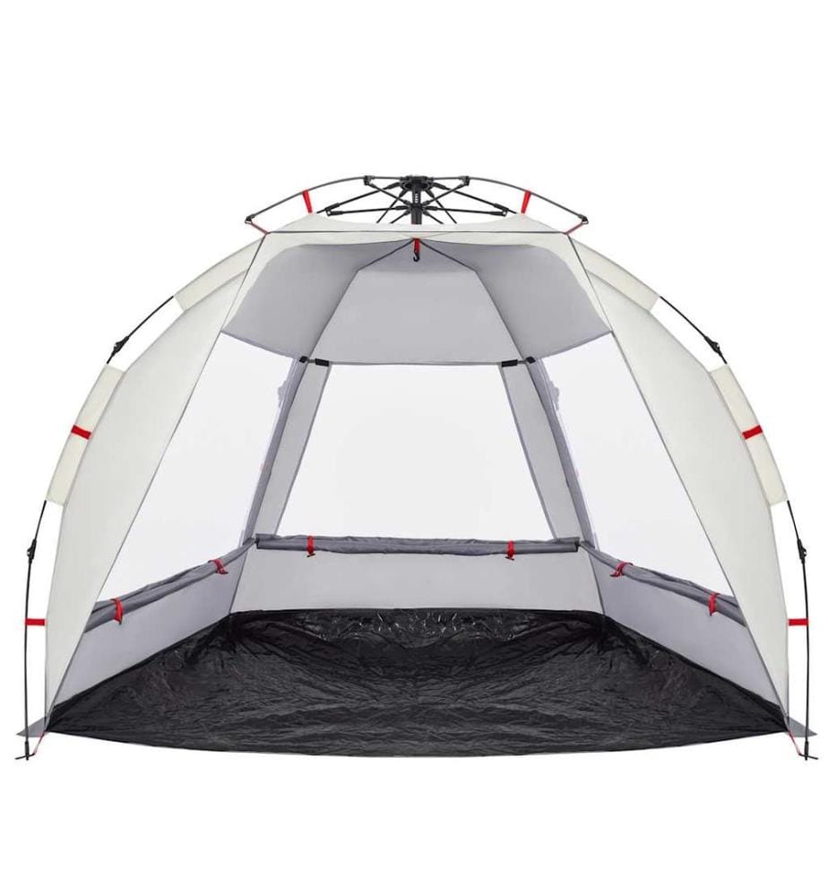 Strandzelt 2 Personen Grau Quick Release Wasserdicht