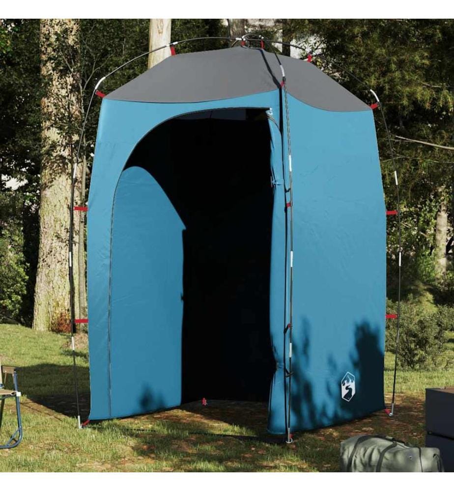 Duschzelt Blau Wasserfest