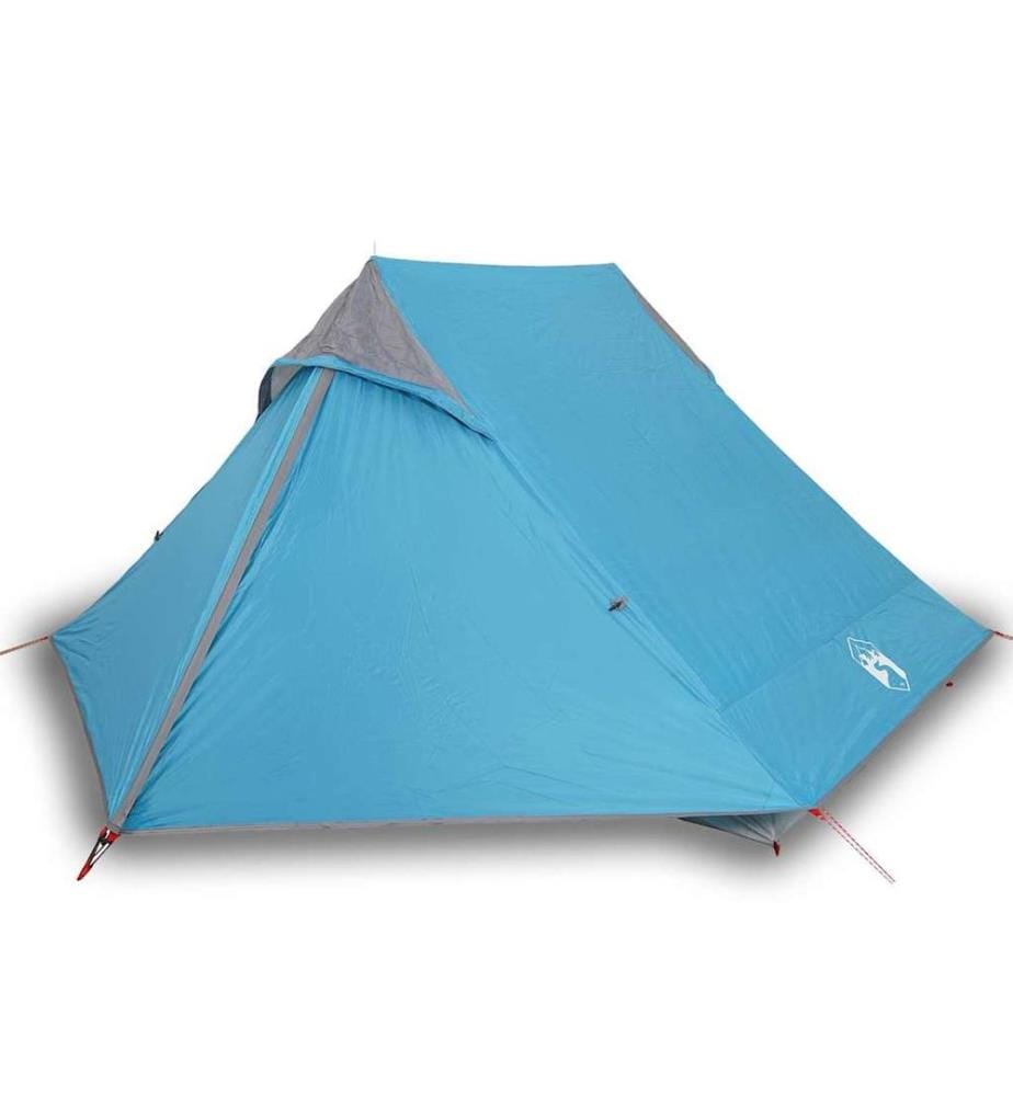 Campingzelt 2 Personen Blau Wasserdicht