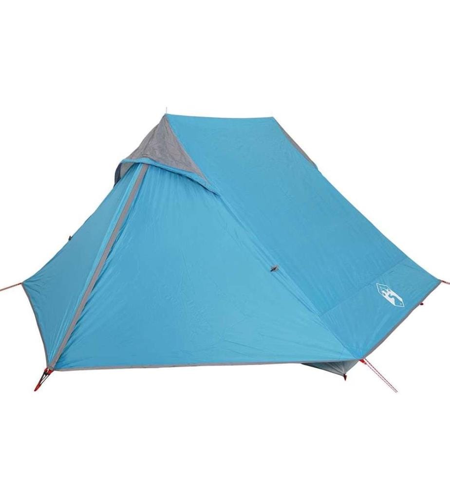 Campingzelt 2 Personen Blau Wasserdicht
