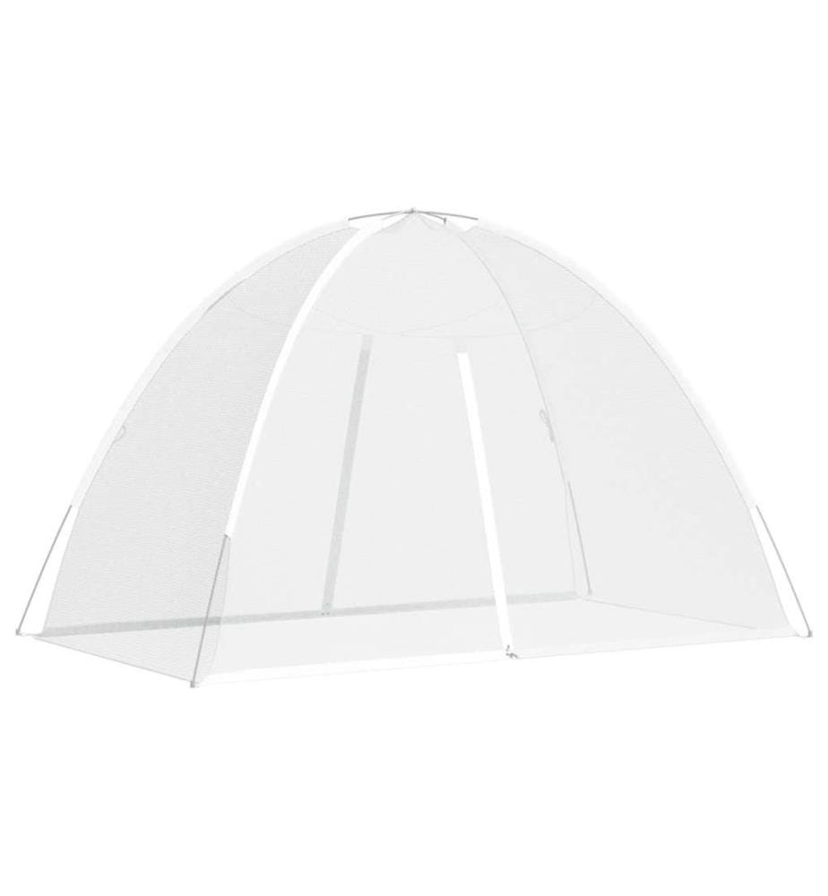 Moustiquaire mongole avec portes 220 maille blanc 200x120x130cm