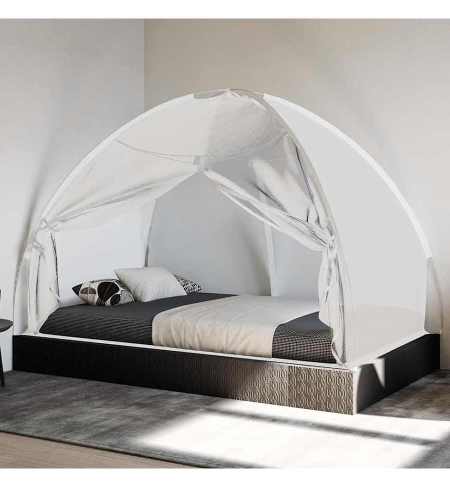 Moustiquaire mongole avec portes 220 maille blanc 200x120x130cm