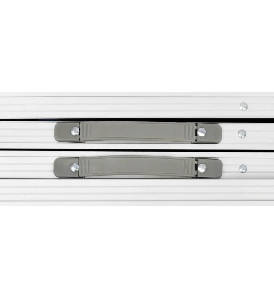 Table pliante de camping en aluminium avec hauteur ajustable