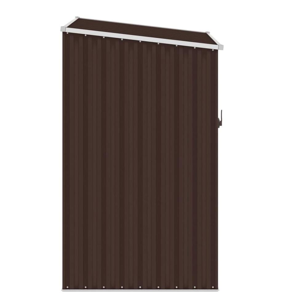 Abri de jardin Marrron 87x98x159 cm Acier galvanisé