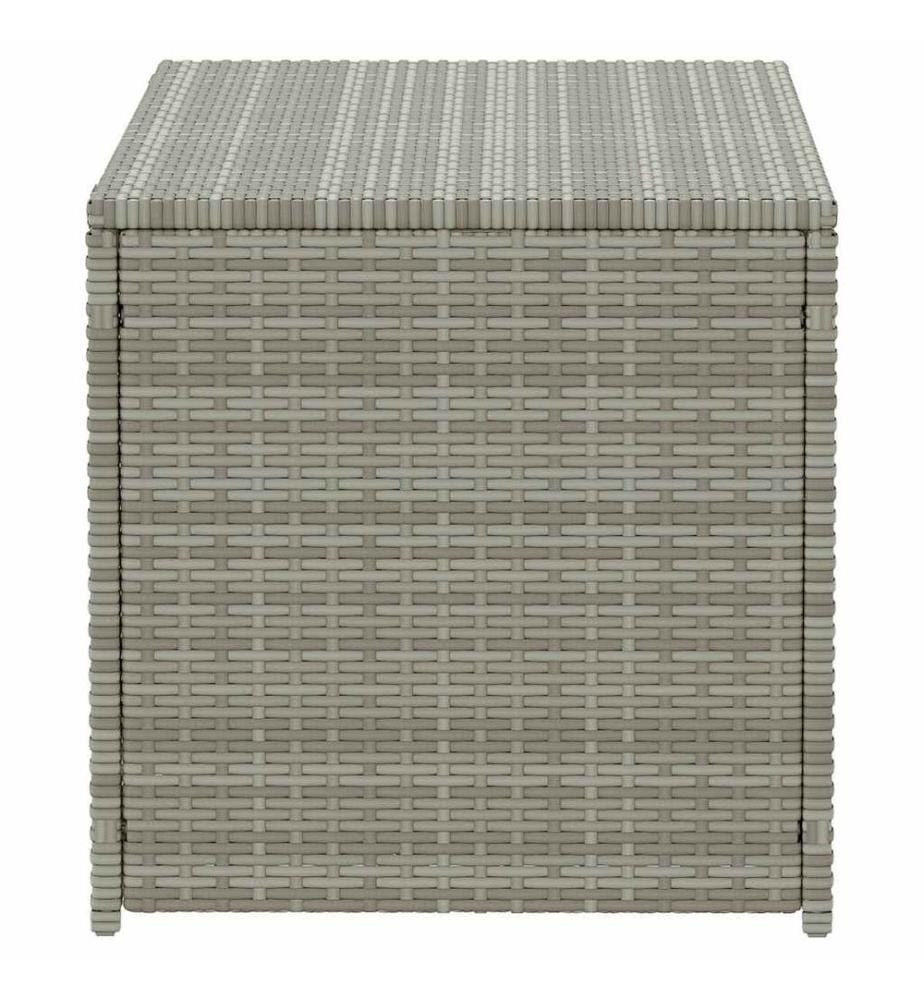 Gartenbox Poly Rattan 100x50x50 cm Grau