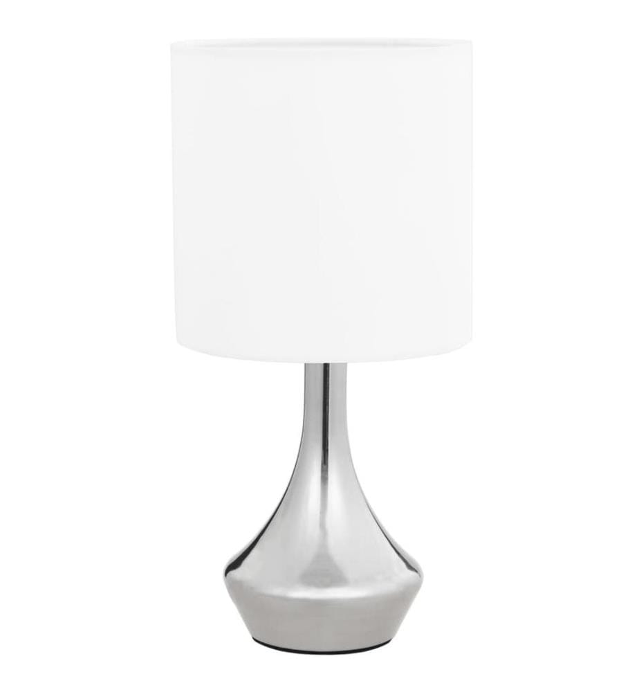Tischlampen 2 Stk. Touch-Sensor Weiss E14