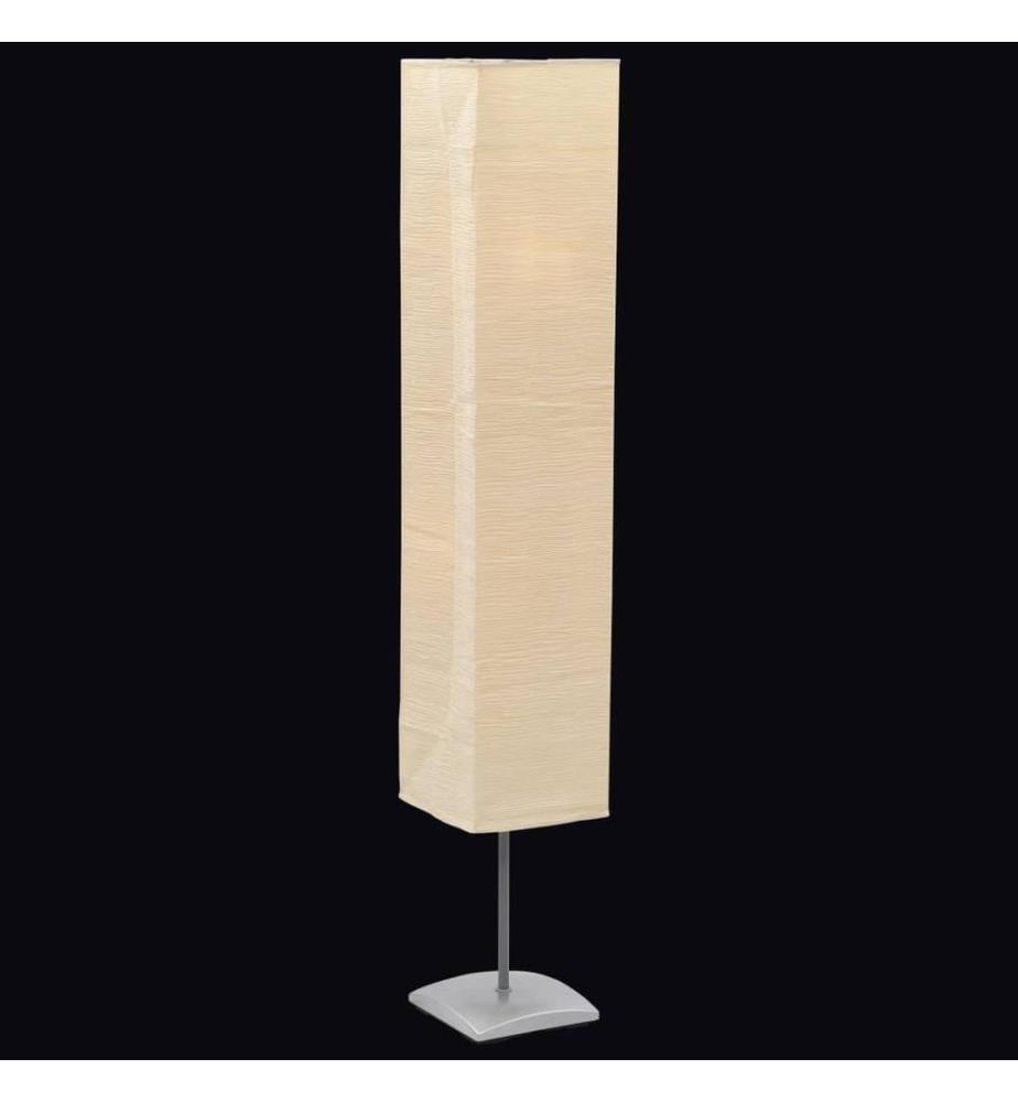 Standleuchte mit Stahlständer 135 cm Beige