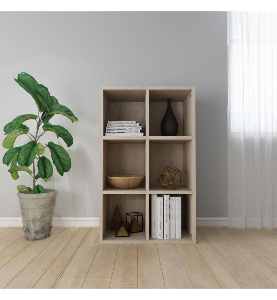 Bücherregal/Sideboard Sonoma-Eiche 66x30x97,8 cm Holzwerkstoff