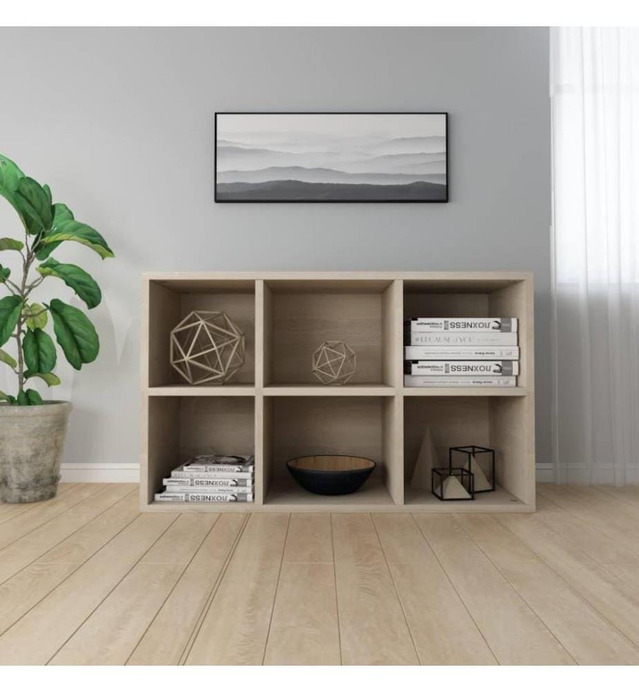 Bücherregal/Sideboard Sonoma-Eiche 66x30x97,8 cm Holzwerkstoff