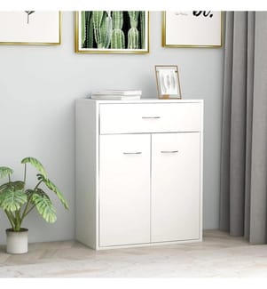 Sideboard Weiss 60x30x75 cm Holzwerkstoff