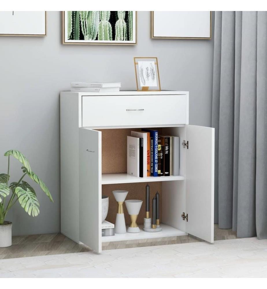 Sideboard Weiss 60x30x75 cm Holzwerkstoff