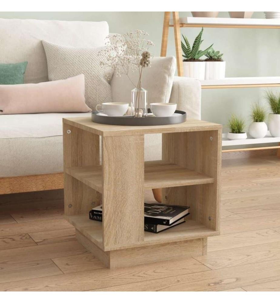Couchtisch Sonoma-Eiche 40x40x43 cm Holzwerkstoff