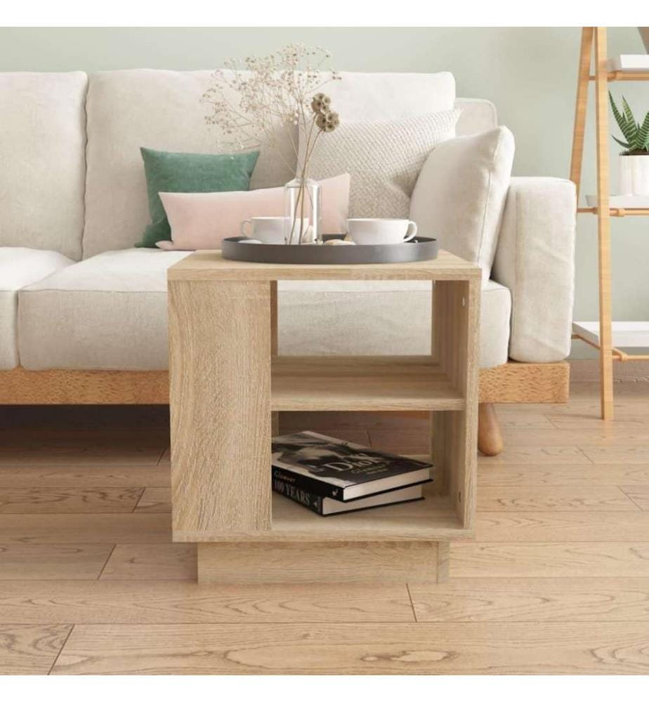 Couchtisch Sonoma-Eiche 40x40x43 cm Holzwerkstoff
