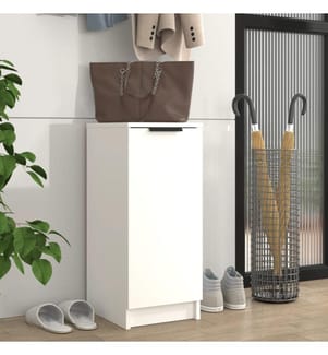 Schuhschrank Weiss 30x35x70 cm Holzwerkstoff