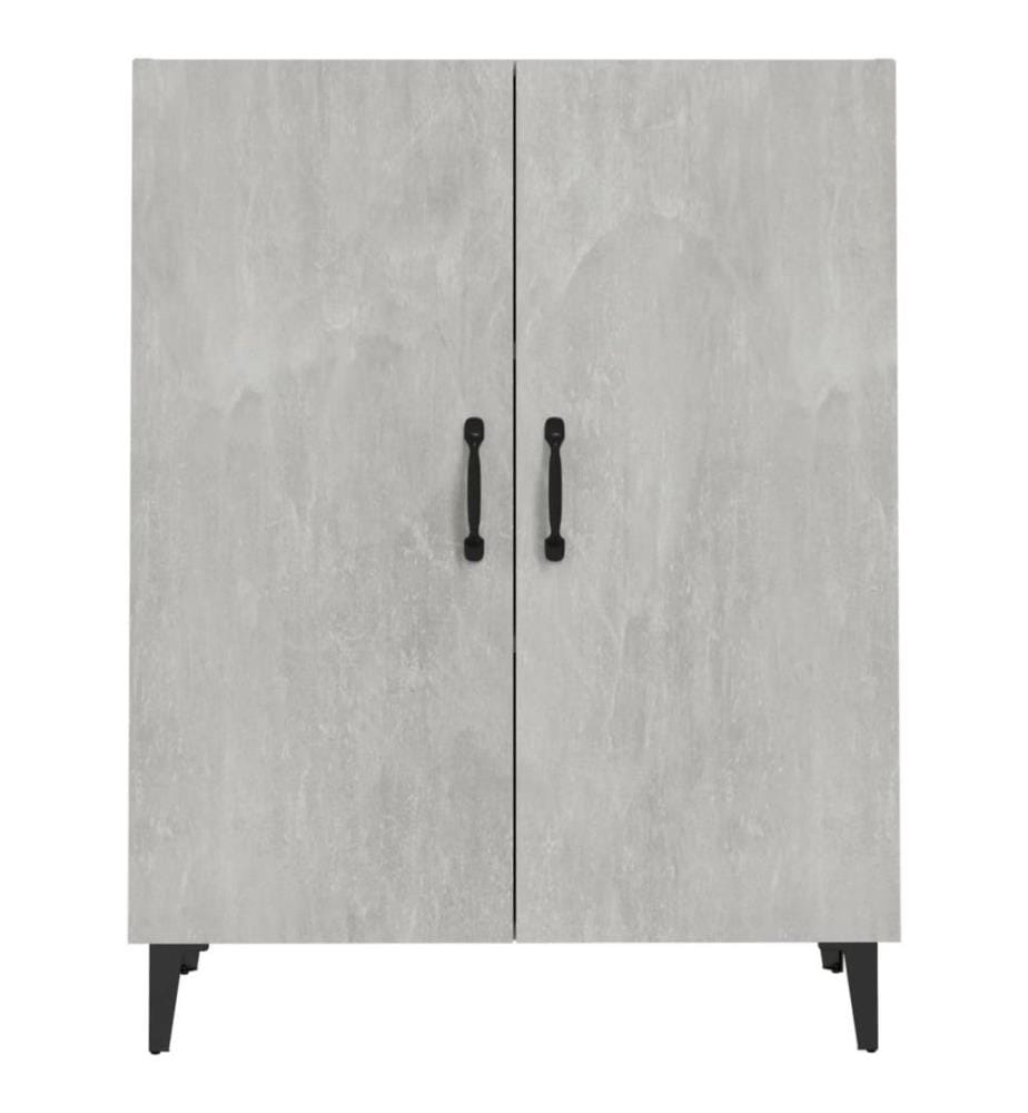 Sideboard Betongrau 70x34x90 cm Holzwerkstoff