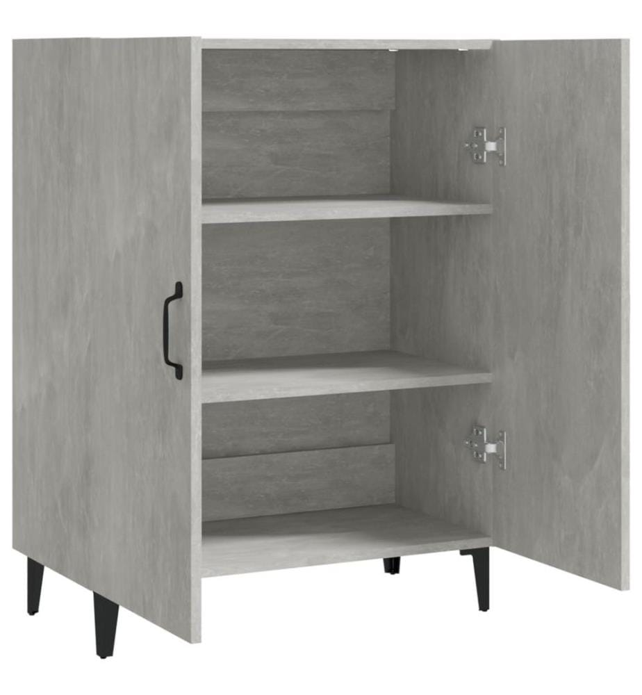 Sideboard Betongrau 70x34x90 cm Holzwerkstoff