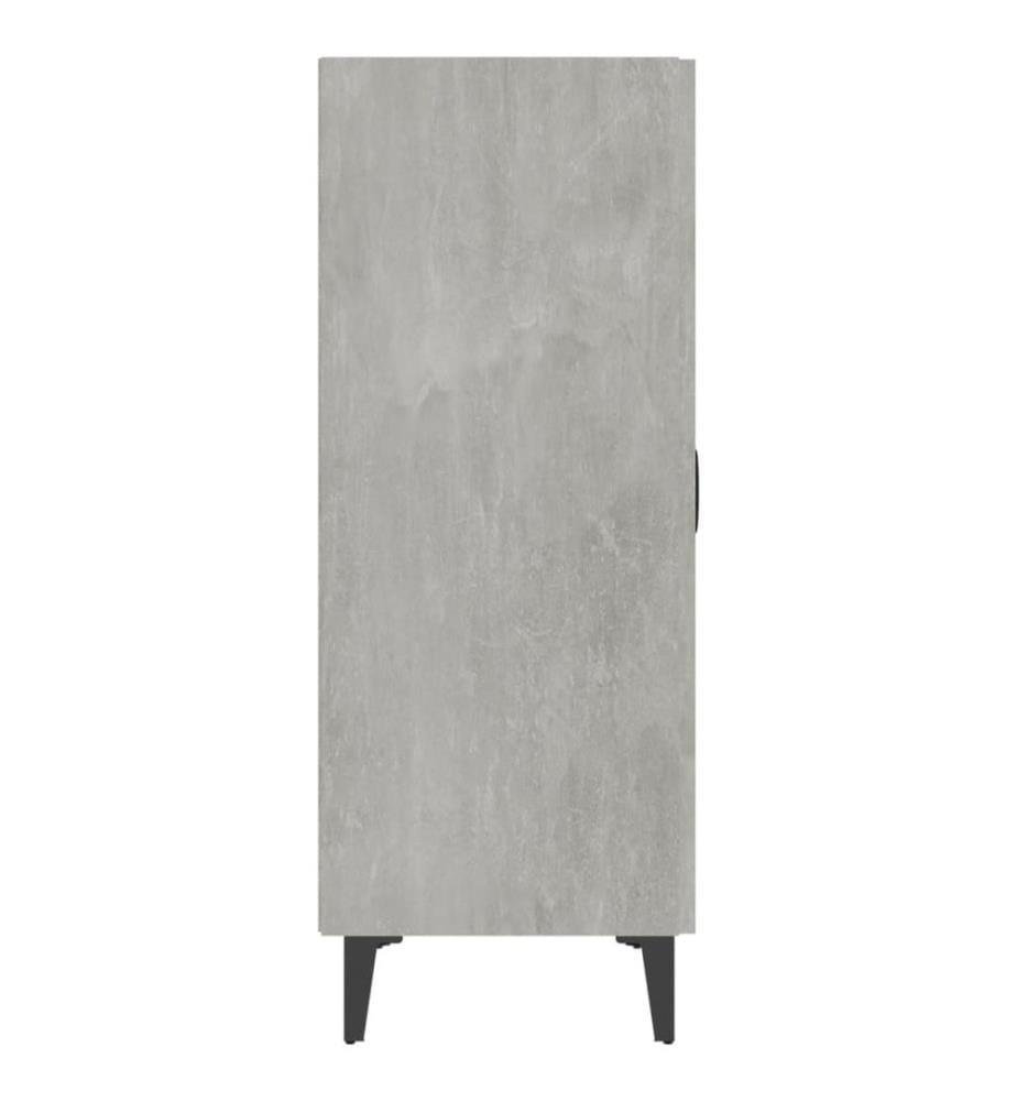 Sideboard Betongrau 70x34x90 cm Holzwerkstoff