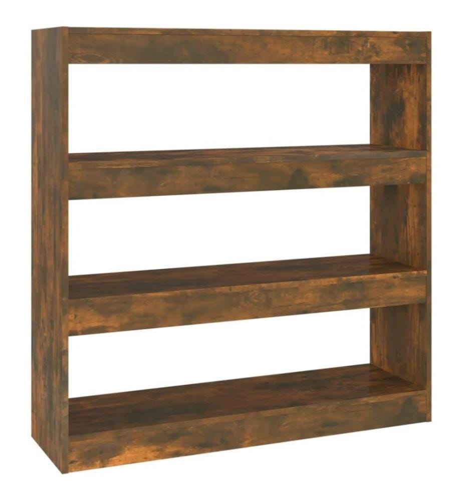 Bücherregal/Raumteiler Räuchereiche 100×30×103 cm