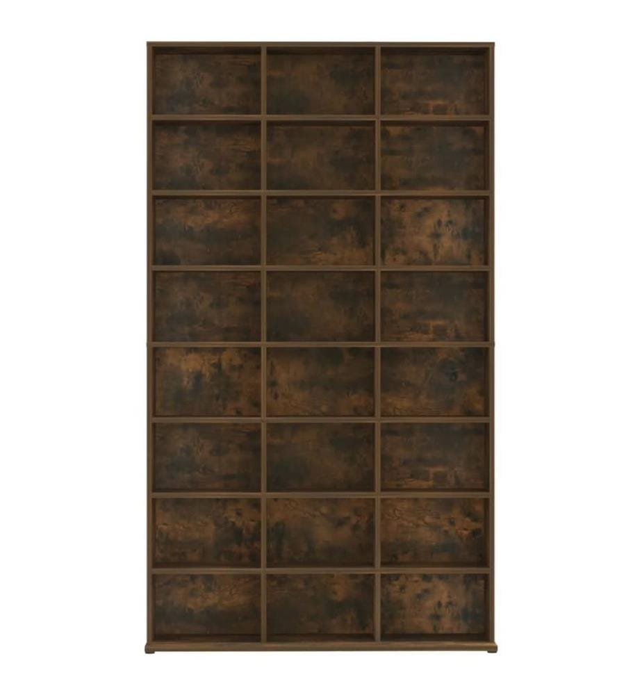 CD-Regal Räuchereiche 102x23x177,5 cm Holzwerkstoff