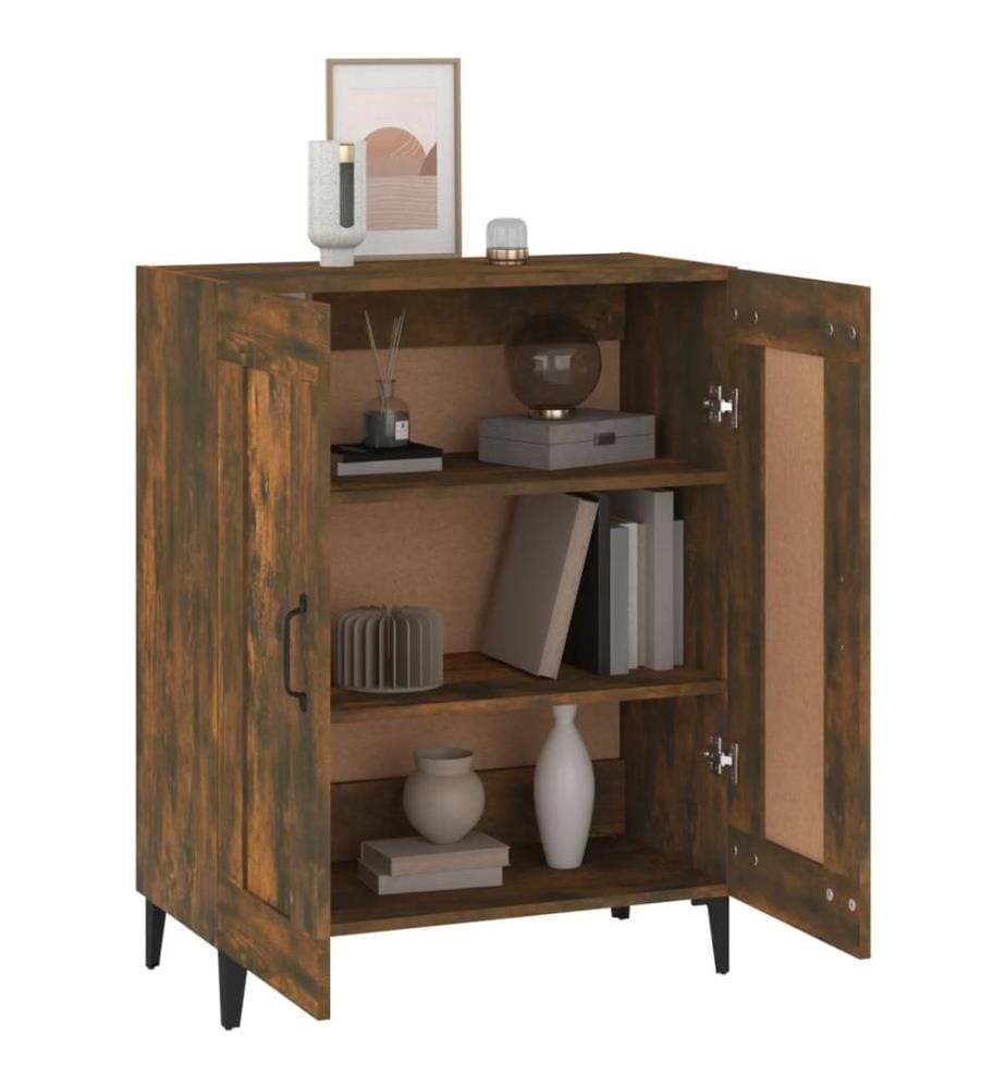 Sideboard Räuchereiche 69,5x34x90 cm Holzwerkstoff