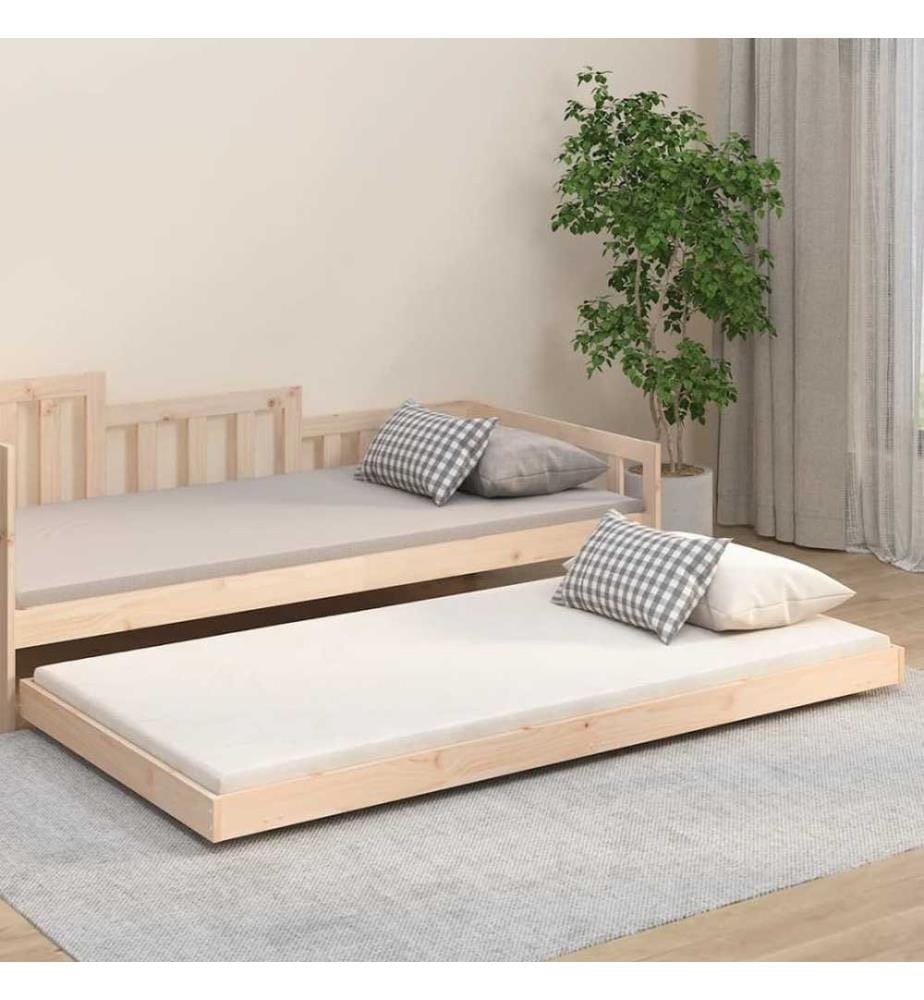 Cadre de lit 80x200 cm Bois de pin massif