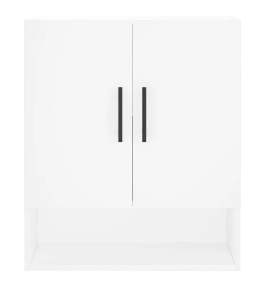 Armoire murale blanc 60x31x70 cm bois d'ingénierie