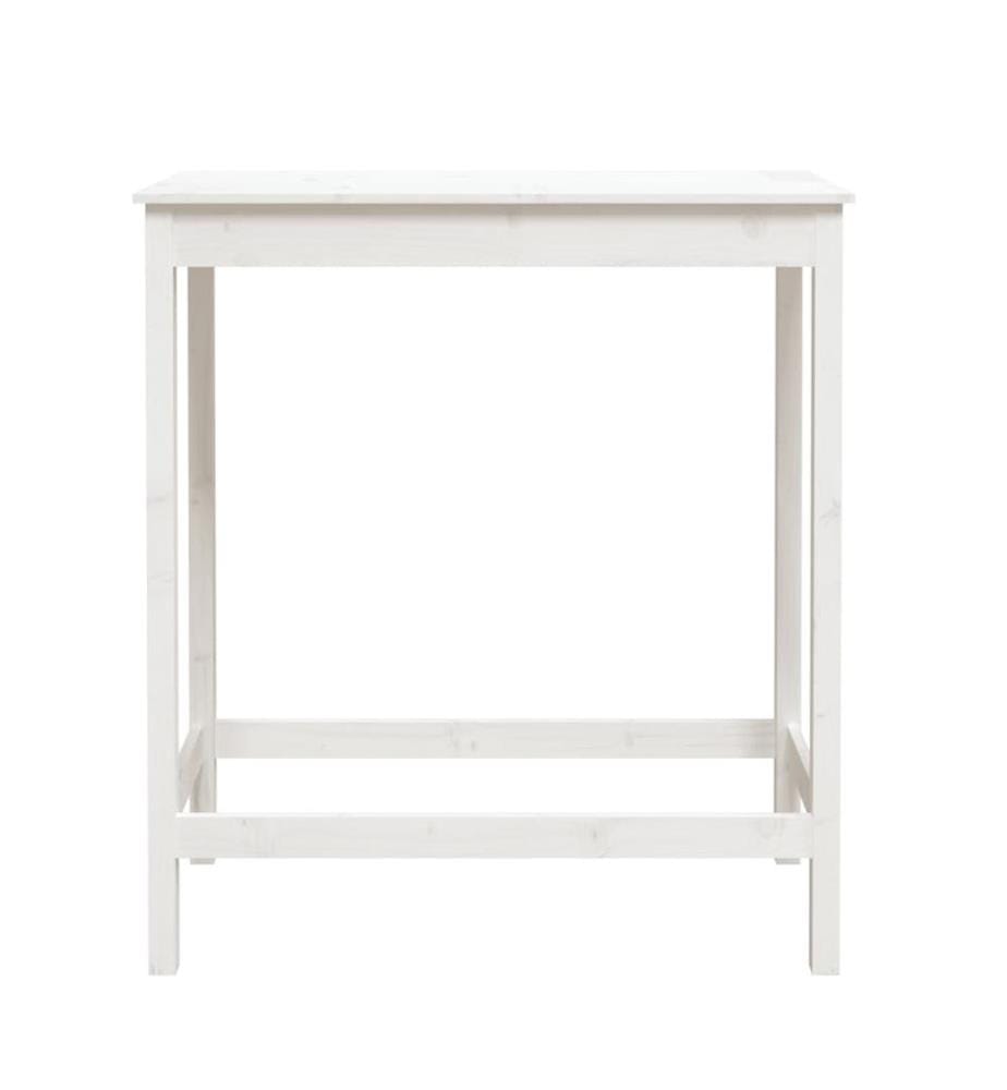 Bartisch Weiss 100x50x110 cm Massivholz Kiefer