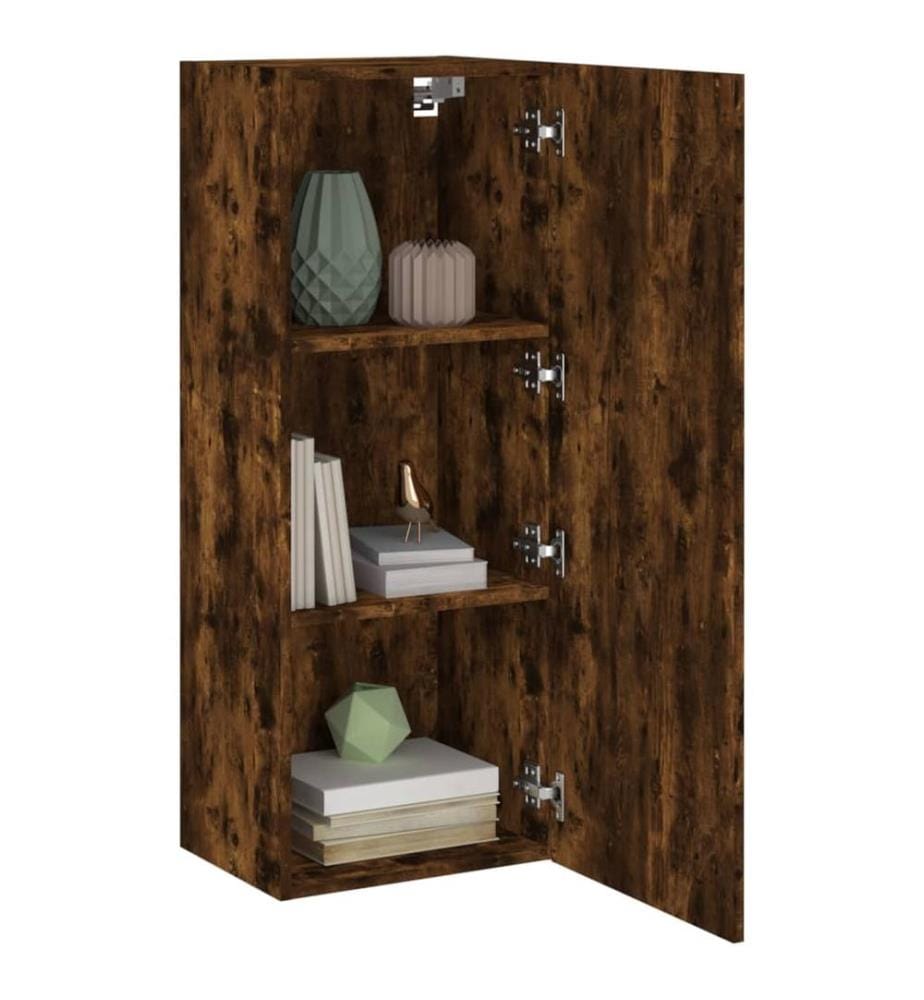 TV-Wandschrank Räuchereiche 40,5x30x102 cm Holzwerkstoff