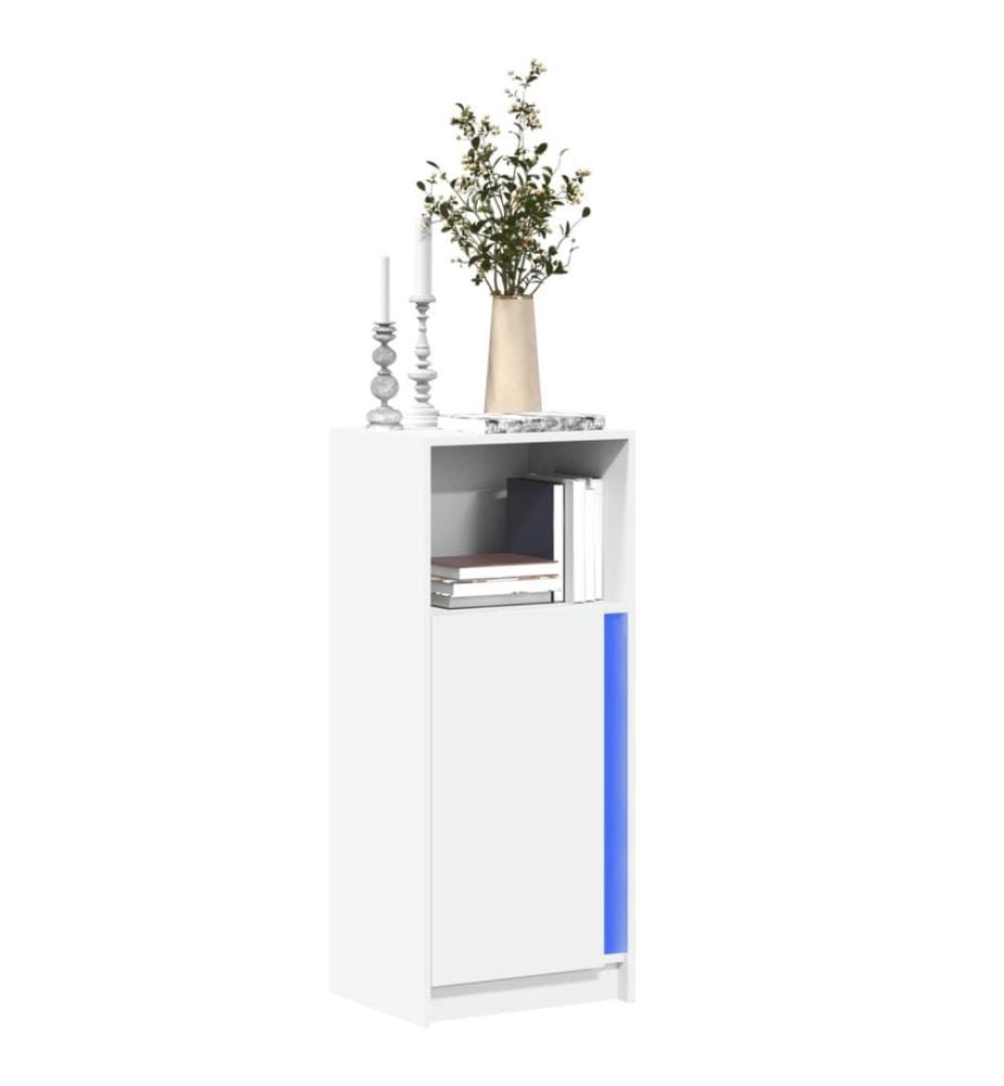 LED-Sideboard Weiss 42,5x34x100 cm Holzwerkstoff
