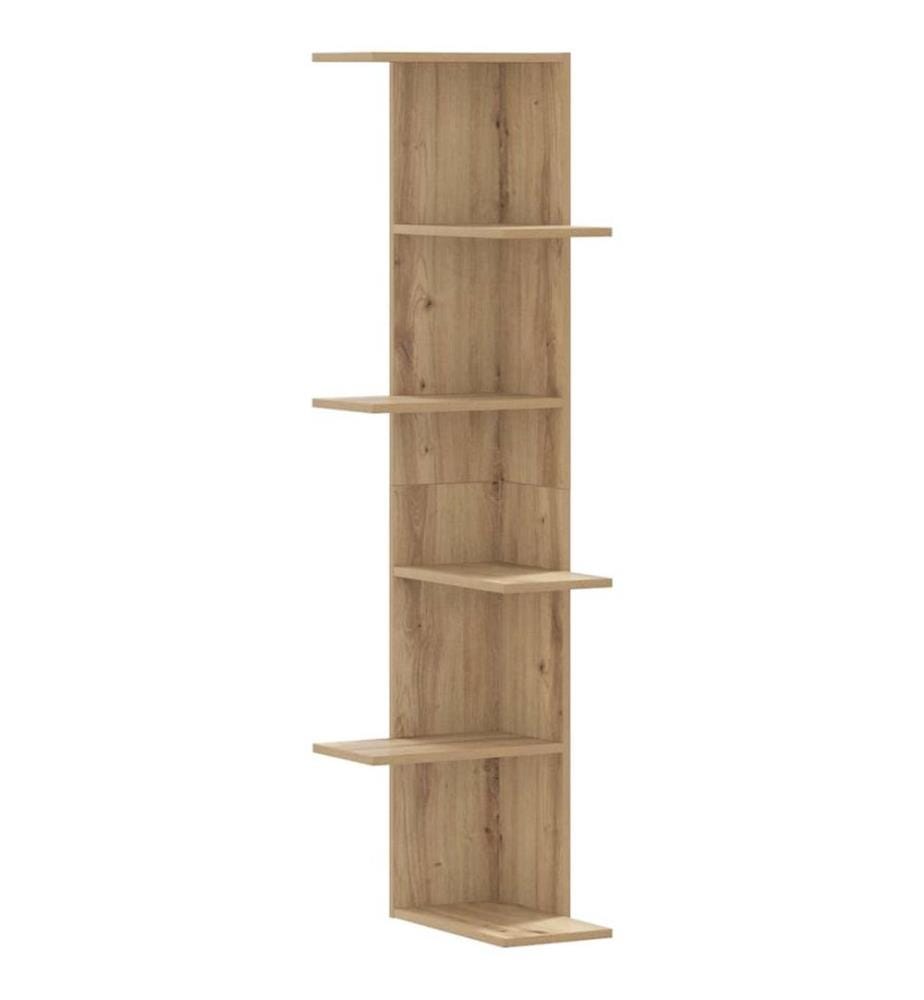 Wand-Eckregal Artisan-Eiche 36,5x36,5x140 cm Holzwerkstoff