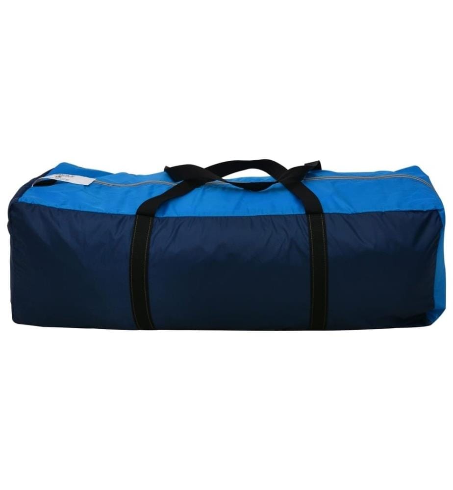 Campingzelt Stoff 9 Personen Dunkelblau und Blau