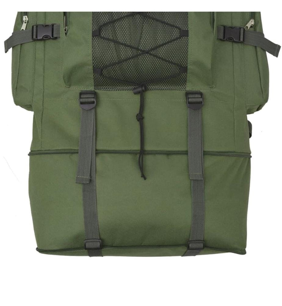 Sac à dos en style d'armée XXL 100 L Vert
