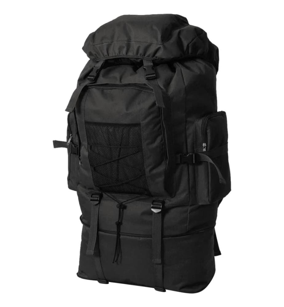 Sac à dos en style d'armée XXL 100 L noir
