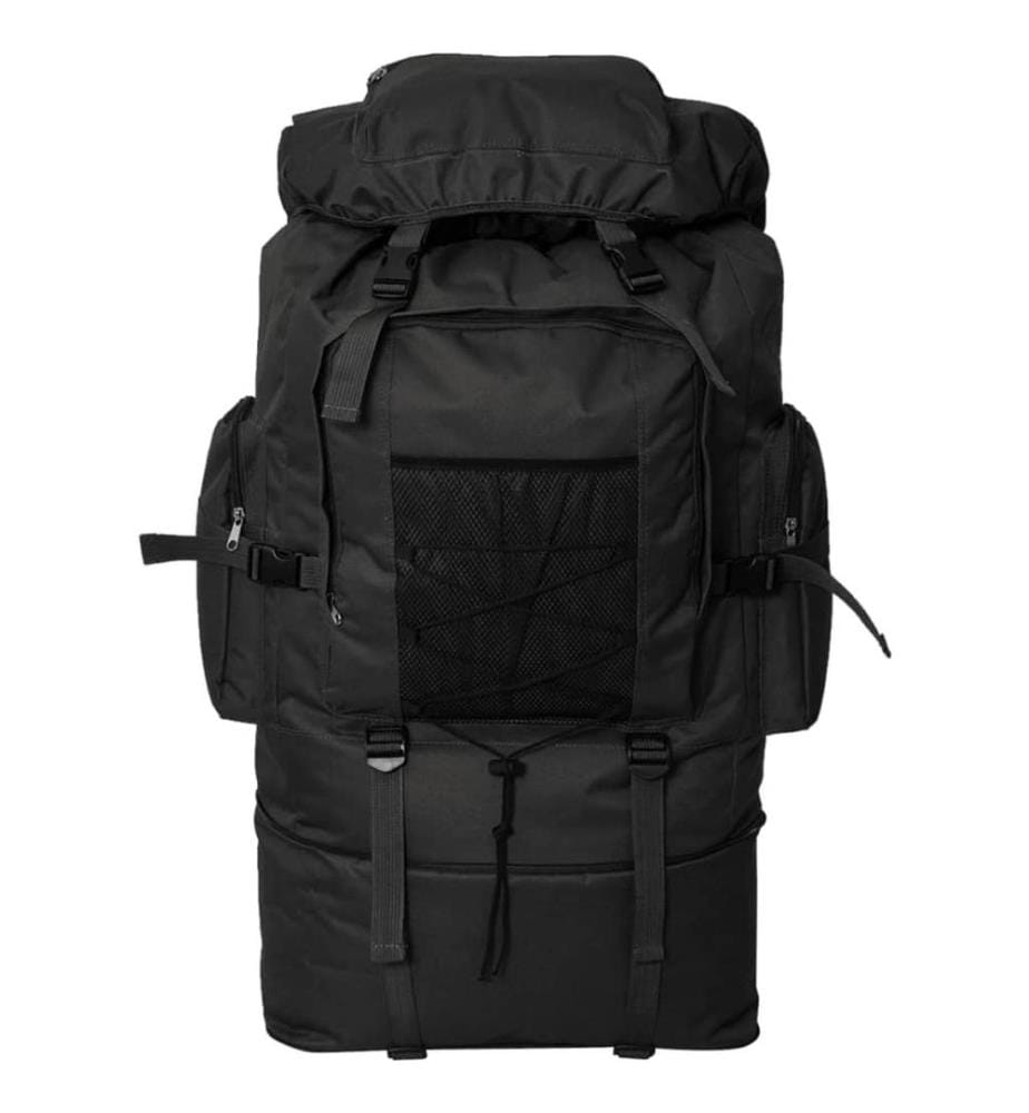 Sac à dos en style d'armée XXL 100 L noir