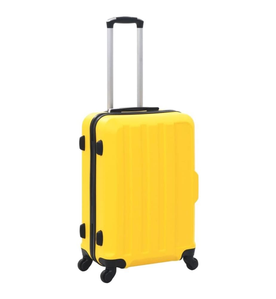 Hartschalen-Trolley-Set 3 Stk. Gelb ABS