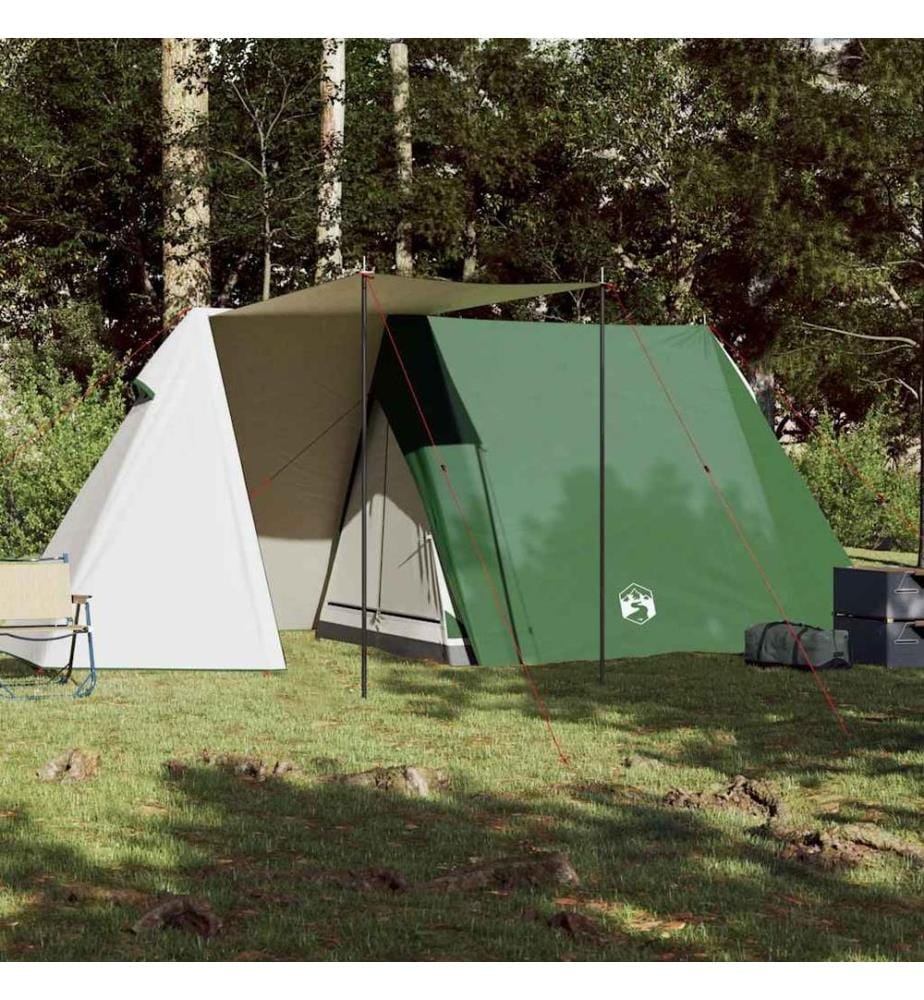 Campingzelt 3 Personen Grün Wasserfest
