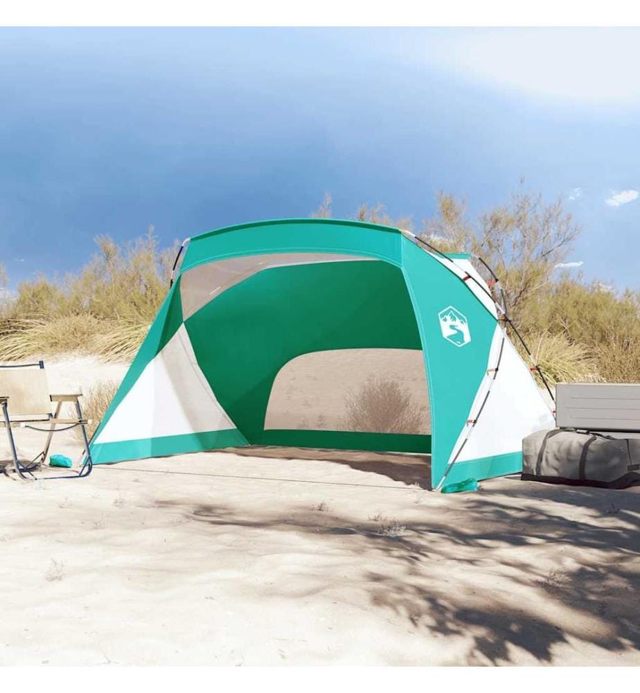 Strandzelt Meergrün 274x178x170/148 cm 185T Polyester