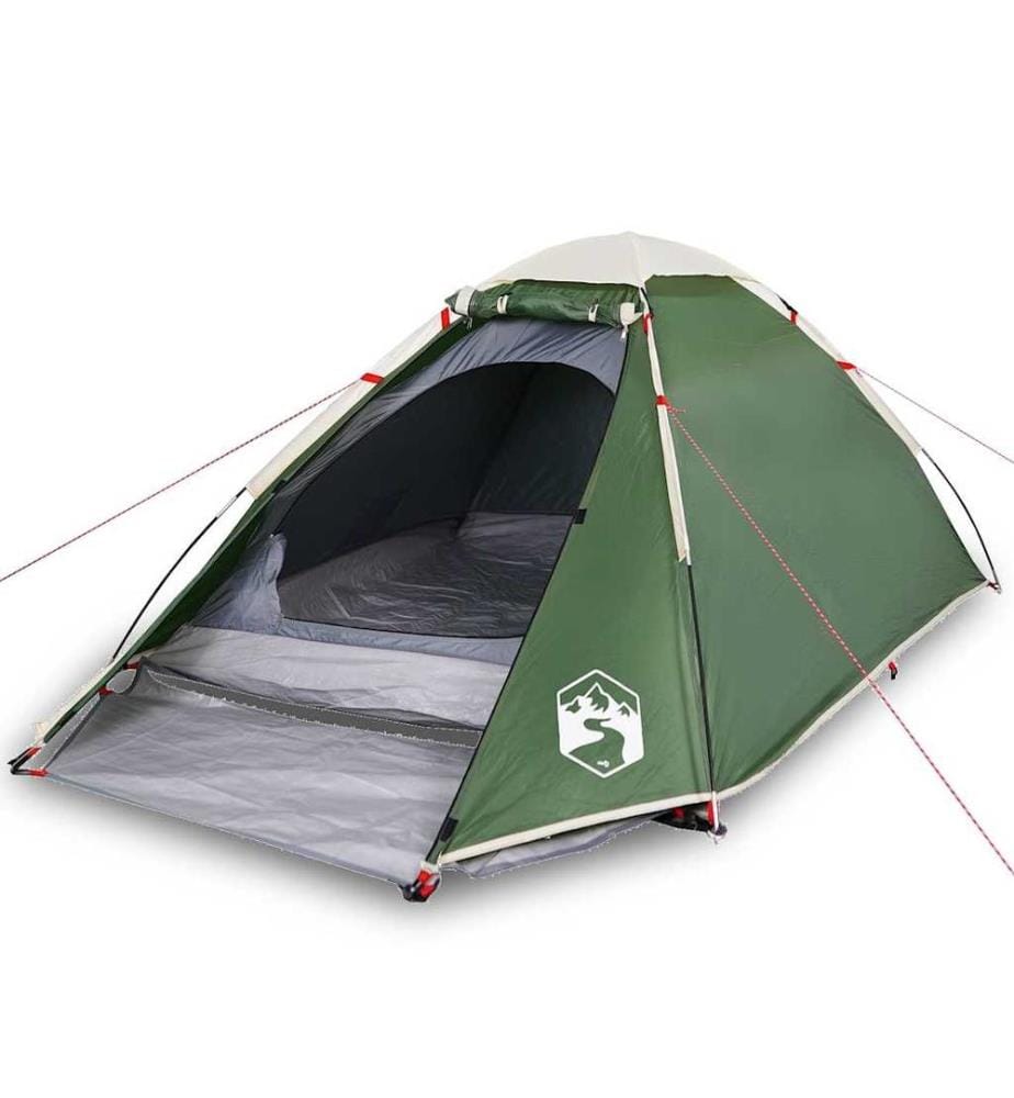 Kuppel-Campingzelt 2 Personen Grün Wasserdicht